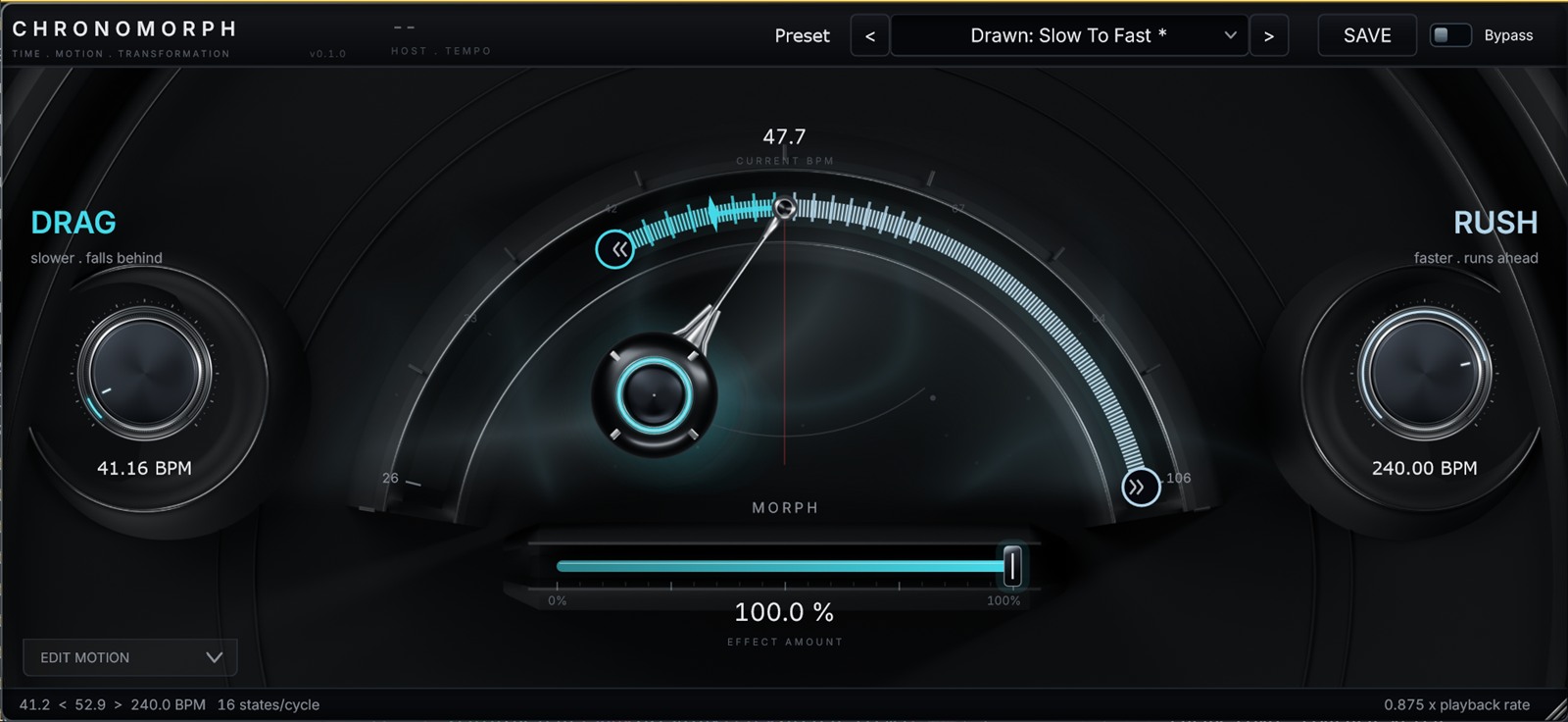 CHRONOMORPH plugin interface